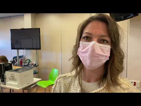 Vacunación en el Hospital de Barbastro