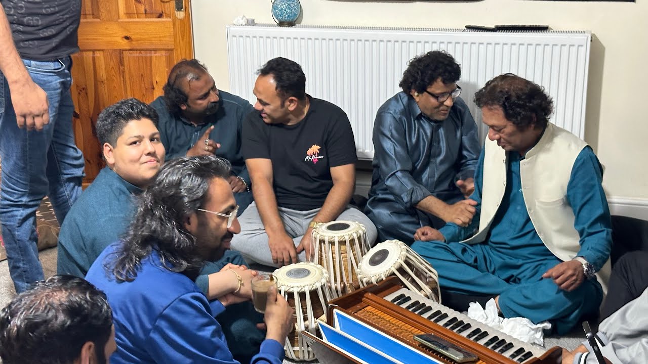 @ustad_dildar_hussain_offical  playing tabla on my shagirdi with them ​⁠