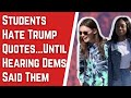 Students Hate Trump SOTU Quotes… Until Hearing They’re From 2020 Dem Candidates