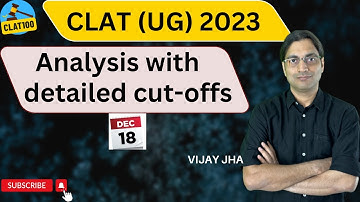 CLAT 2023 Exam Analysis, CLAT 2023 expected cut-offs, Expected CLAT 2023 cut-off marks,  #clat2023