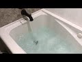EverClean 60 in. Acrylic Left Drain Rectangular Alcove Whirlpool Bathtub in White