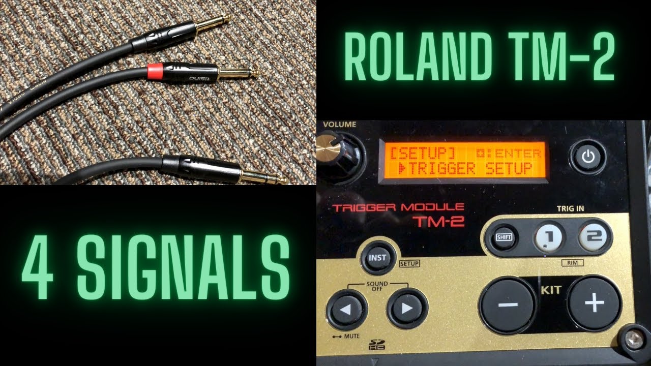How to use the Roland TM-2 Trigger Module - YouTube