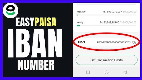 How to Find Easypaisa IBAN Number 2025 | Easypaisa IBAN Code Check & Account Detail Guide ✓