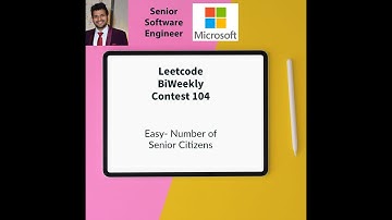 Leetcode BiWeekly contest 104 - Easy - Number of Senior Citizens