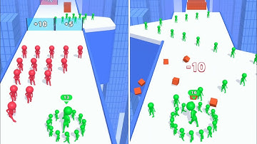 Circles Run 3D gameplay video | interested game level 7,8 !!