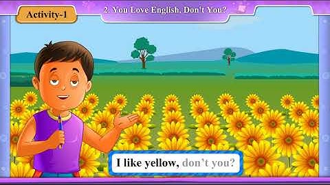 STD 8 ENGLISH SEM 2 Unit 2 You Love English Activity 1 યુ લવ ઇંગ્લિશ