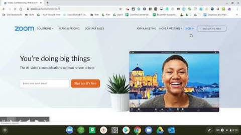 How to log into your ZOOM account