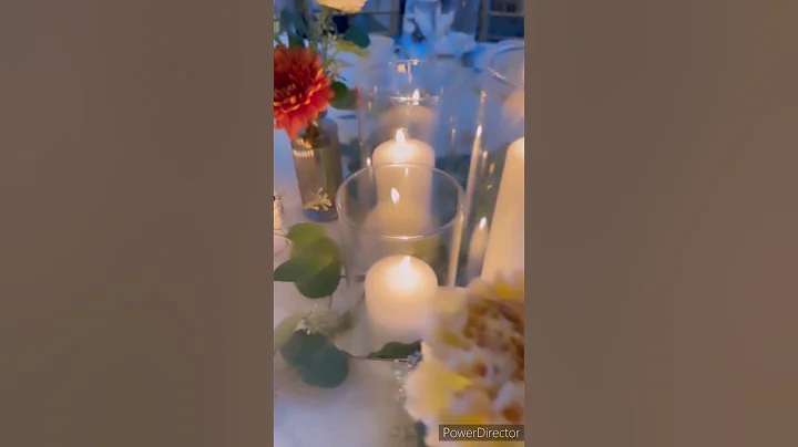 wedding decoration ideas DIY dollar tree centerpiece #shorts #youtubeshorts #viral #trending