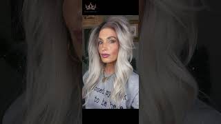 CARKIRA 20" Audrey 13x4 Lace Front Wig with Medium Cap Unisex Heat Friendly Up to 320°F Natural
