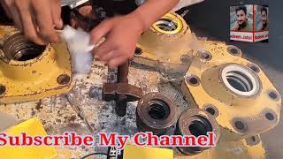 how to Caterpillar loader 950b repack your hydraulic cylinder || hydraulic jack seal change