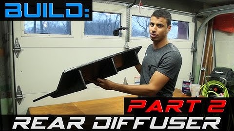 BUILD: DIY Rear Diffuser [PART 2] Adding Fiberglass