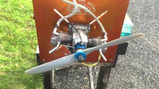 OS FS-160T full gas conversion by Morris' Mini Motors 20 to 1 mix