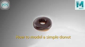 Maya Tutorial:How to model a simple donut