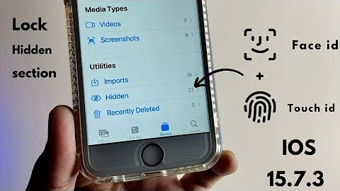 Lock Hidden folder with Touch id in ios 15.7.3