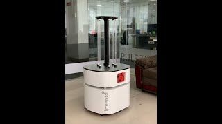 Astra-C Robot: UVC Disinfection of an office
