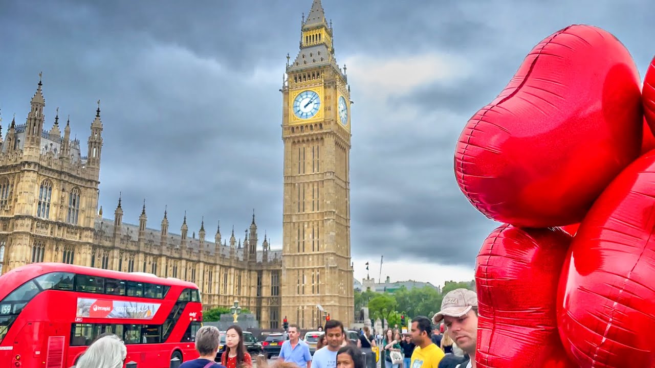 Biglietto di Natale per nipote di Olivia Samuel – London Eye and Big Ben – lucido formato medio (A5 – 148 mm x 210 mm) con busta autoadesiva e sigillata