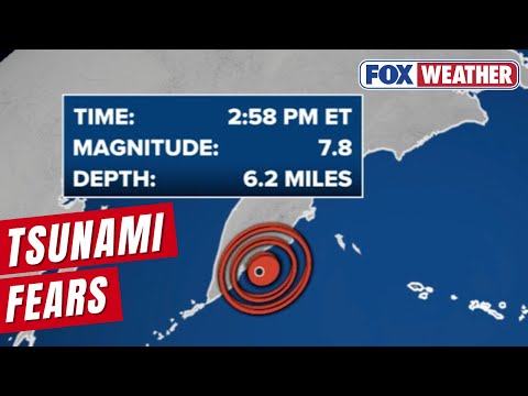 Alaska Tsunami Fears Triggered By Russian Earthquake