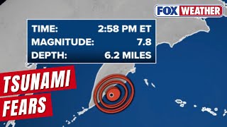 Alaska Tsunami Fears Triggered By Russian Earthquake