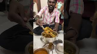 சாப்பாடு வீடியோ வந்தாச்சி🤩நண்டு 🦀அரப்பு 😋 ​⁠இவங்க செமையா சமைப்பாங்க @RSVKitchen_74 #food #vlog