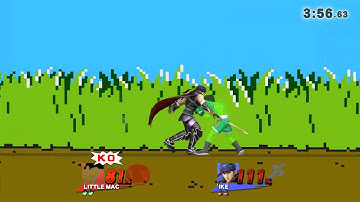 Little Mac can edgeguard Ike?!?!?