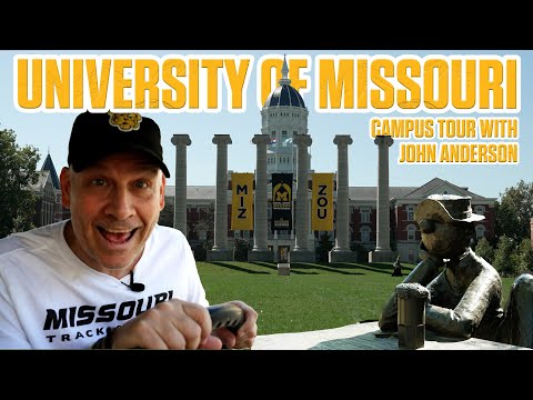 University of Missouri Track and Field Themed Campus Tour With Legendary Commentator John Anderson