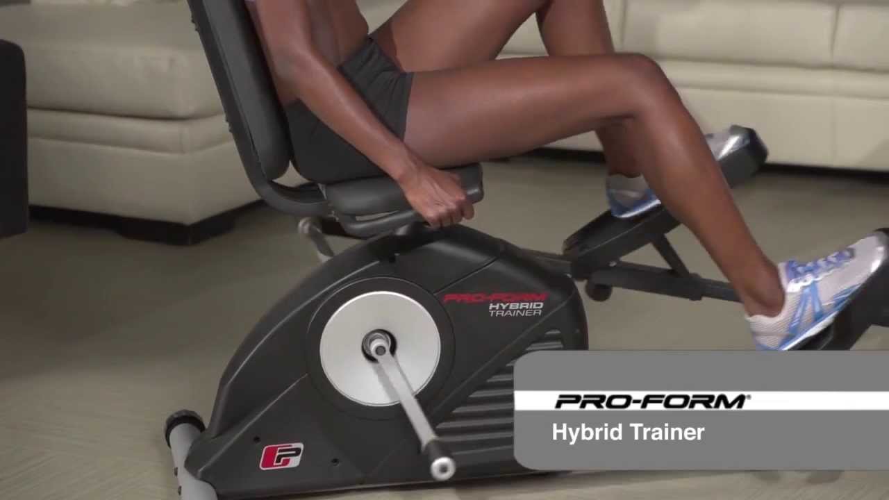 proform hybrid trainer elliptical bike