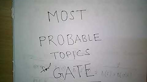 Important Topics of Communication System for GATE EC