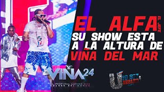 EL ALFA EL JEFE SU SHOW ESTA A LA ALTURA DE VIÑA DEL MAR / YO SOY URBANO RADIO EN VIVO