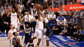Daniel Gafford Blocks ANOTHER Paul George Dunk in their 1st Round Series #clippers #mavericks