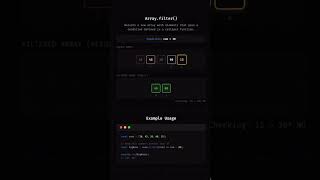 Array filter algorithm #computerscience #youtubeshorts #coding #shorts #viral #trending
