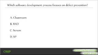 CISSP - software development