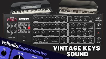 Vintage Keys Sound with Behringer Pro-800 [Synthesizer Demo] (No Talking)