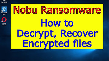 Nobu virus (ransomware). How to decrypt .Nobu files. Nobu File Recovery Guide.