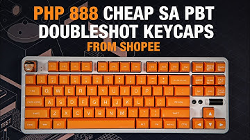 Php 888 Cheap SA PBT DoubleShot Keycaps from Shopee!