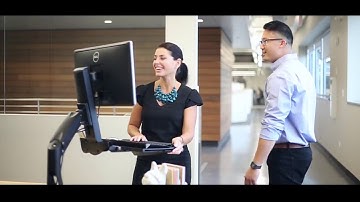 Fellowes® Sit-Stand Full Range Overview