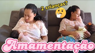 Breastfeeding 2 children of different ages