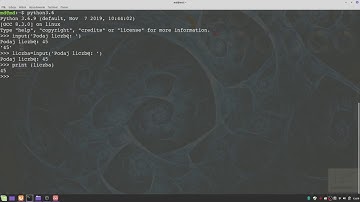 Python4   wczytywanie danych z konsoli (input)