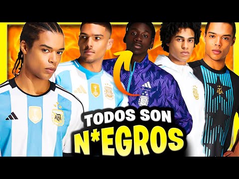Todos los modelos del uniforme de la Selección Argentina son AFRO 🤣 Adidas PROGRE