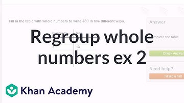 Regrouping whole numbers example 2 | Arithmetic properties | Pre-Algebra | Khan Academy