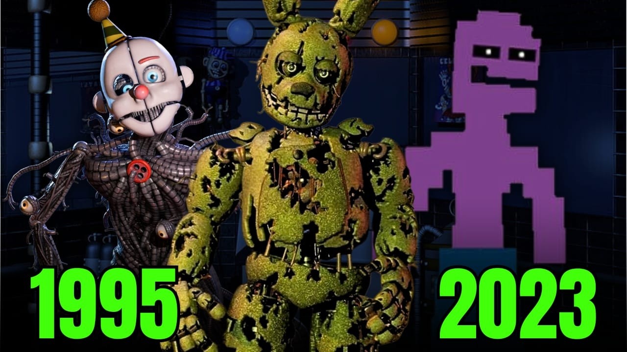 📢 TRÁGICO DESTINO de MICHAEL AFTON! LINHA DO TEMPO de FIVE NIGHTS AT FREDDYS de 1995 até 2023!