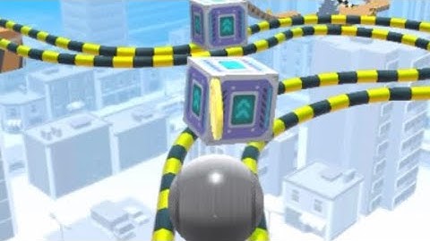 SKY ROLLING BALL 3D -All Levels (Levels 90 -91)/Gameplay IOS  .