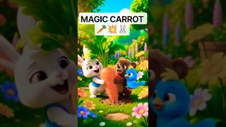 🐰🥕 The Little Rabbit & The Magic Carrot | Cute Kids Story | #Shorts #viralshorts #magiccarrot