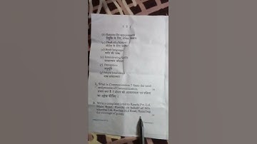 M. com sem 1 question 2021-23 Business communication