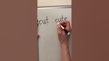 SPLIT DIGRAPH U-E #phonics #sounds #learnenglish #english #complexsounds