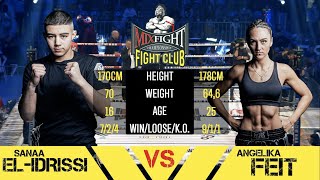 Сенаа Иль-Идрисси (Марокко) Vs. Анжелика Фейт (Россия) - MFC K1 Full Fight | декабрь 2021 года