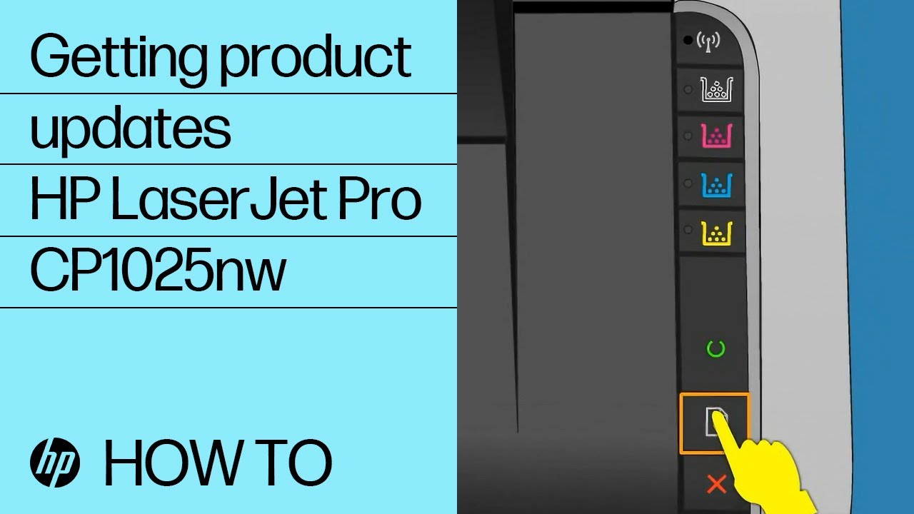 Getting Product Updates HP Pro CP1025nw | HP YouTube