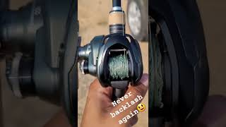 How to never backlash your baitcaster again with this easy tip :D #fishing