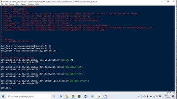 OPENCV Python Ders 26: Alçak Geçiren Filtreler 3: Gaussian Filtre