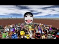 YOAHIE NEXTBOTS BALDI AND ALL BOTS IN BIG MAZE #GMod #NExtBots