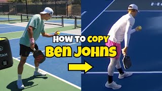 The Ben Johns Serve and Backhand Slice (7.294 DUPR) | Full Analysis & Breakdown by Ed Ju 50,895 views 3 weeks ago 10 minutes, 38 seconds